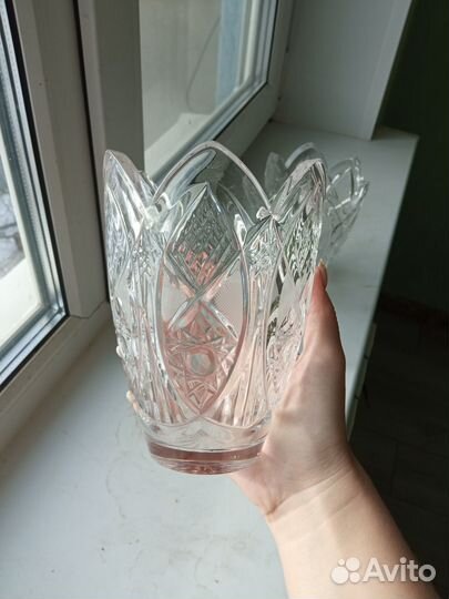 Хрустальная ваза