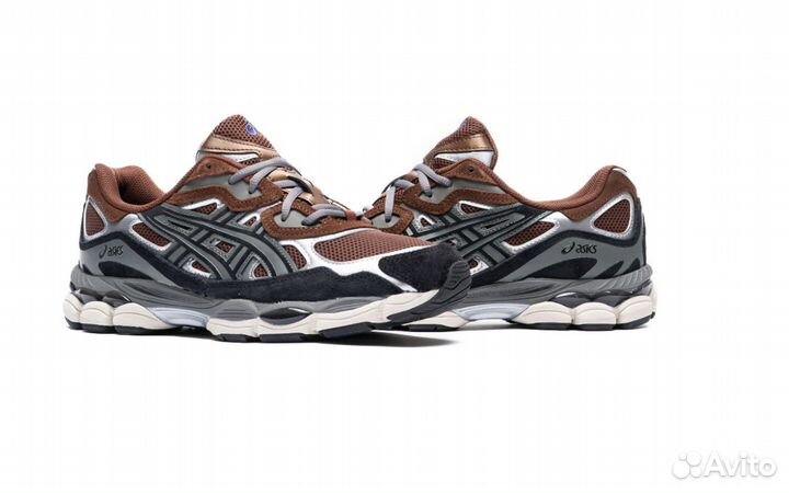 Оригинальные Asics GEL-NYC reddish brown/black 37