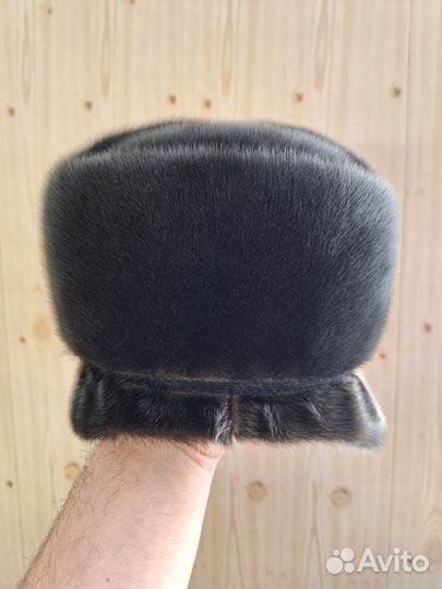 Меховая мужская кепка из нерпы