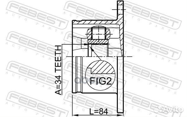 ШРУС audi A4 II-III/A6/ford/VW sharan 1.8T-4.2 95