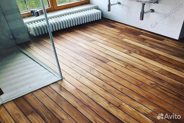Паркет тик. Паркет для ванных комнат
