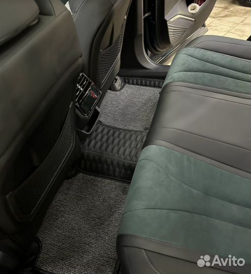 3D коврики из экокожи авто Geely