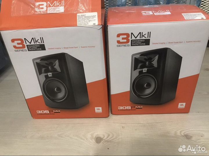 Студийные мониторы jbl 305 mk2 пара