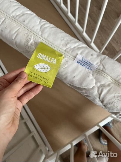 Детская кроватка 120х60 с матрасом