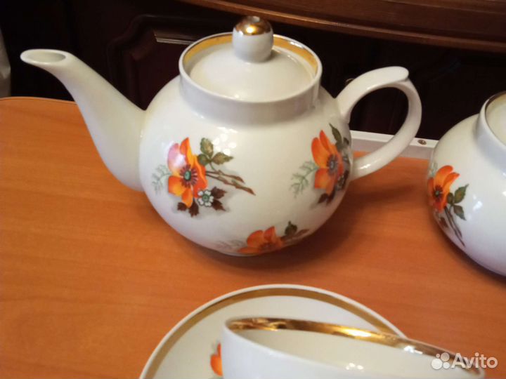 Чайный сервиз СССР Дулево