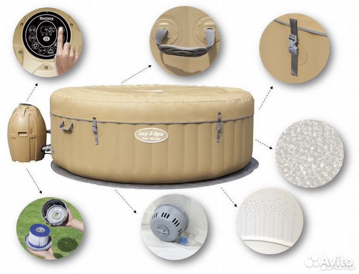 SPA джакузи с подогревом