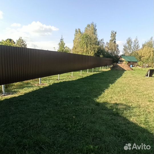 Изготовление и установка забора