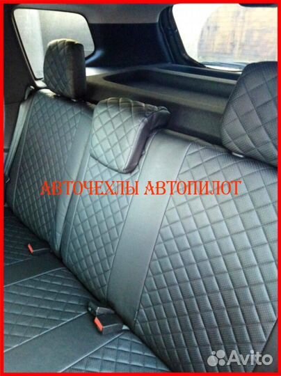 Чехлы Автопилот Renault Arkana из экокожи чёрные