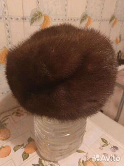 Шапка норковая женская