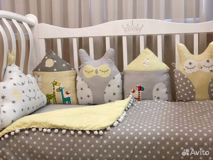 Бортики в кроватку