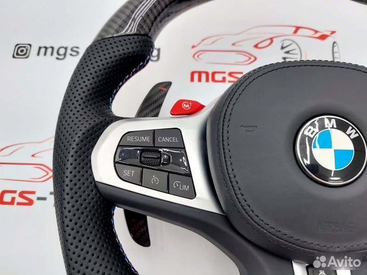 Руль M3 бмв 3 серия G20 G80 карбон экран подогрев