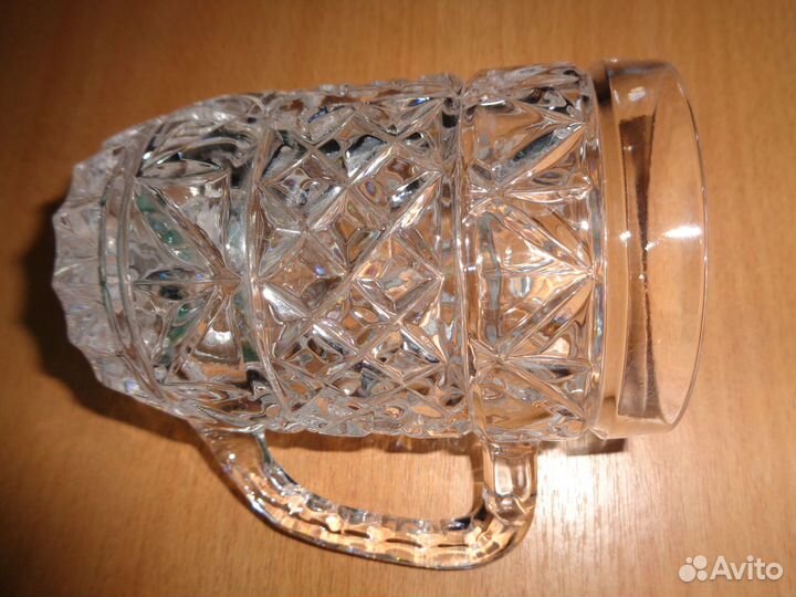 Хрустальная пивная кружка и рог СССР