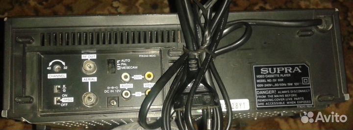 Видеомагнитофон Supra