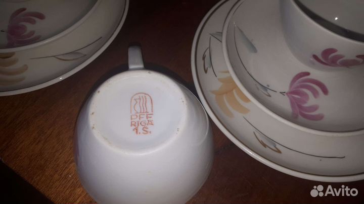 Кофейный сервиз СССР Рига.Аусмас