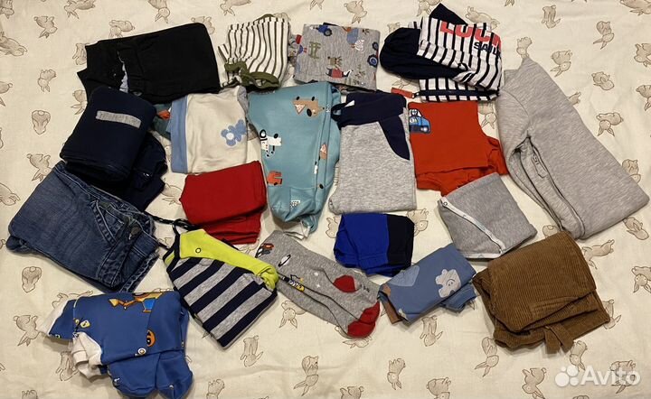 Детские вещи пакетом на мальчика 80-86