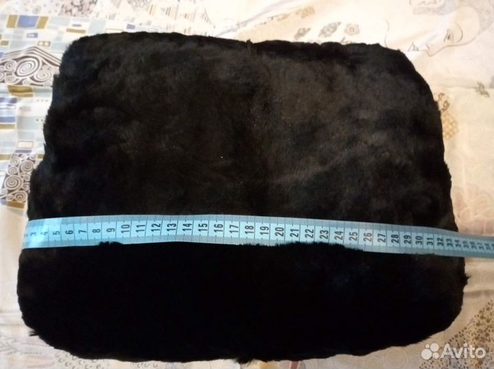 Муфта винтажная натуральная