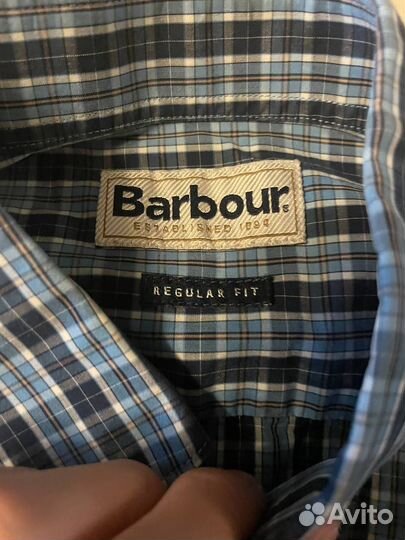 Рубашка в клетку barbour