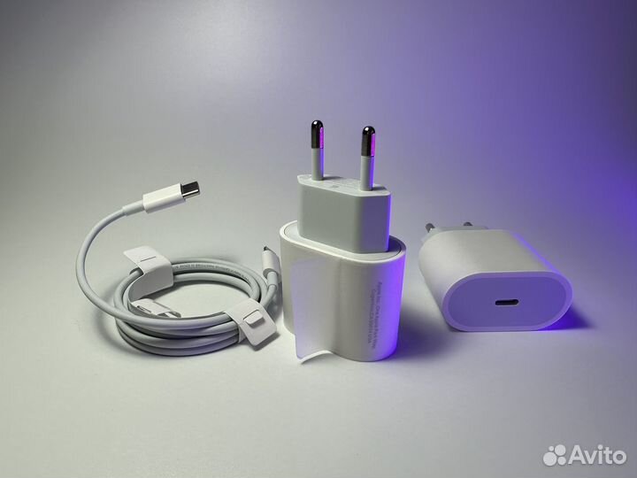 Быстрая зарядка на iPhone комплект