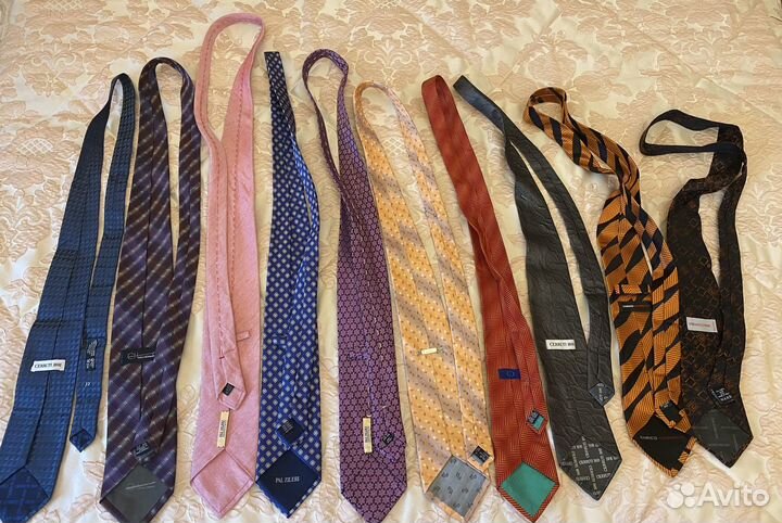 Мужские галстуки шелк, Италия, Англия, Франция