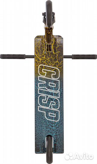 Самокат crisp Ultima 5.0 (2022) Gold & Blue Cracki