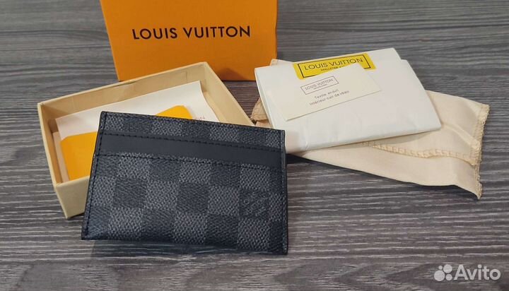 Кардхолдер мужской LV damier graphite новый