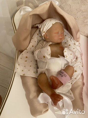 Кукла реборн мини виниловый