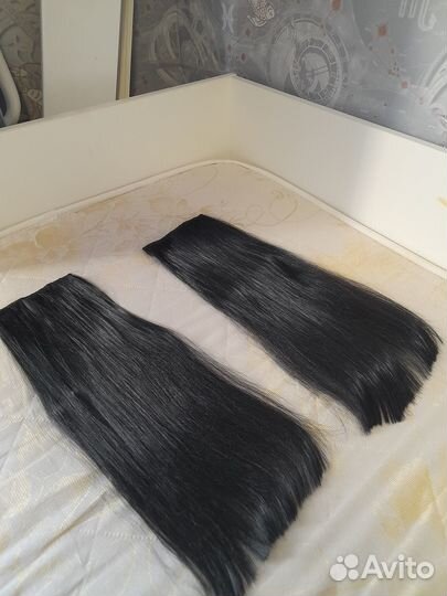 Волосы на заколках 46см