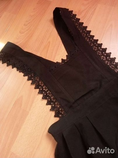 Школьный фартук черный