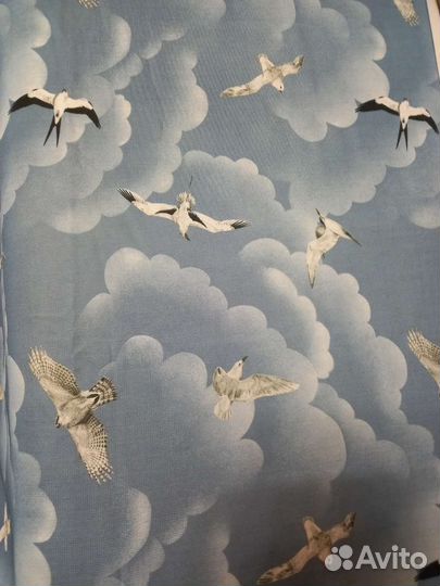 Отрез ткани кремплен