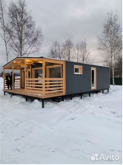 Каркасный теплый дом с доставкой 90 м кв, арт. бс-5201