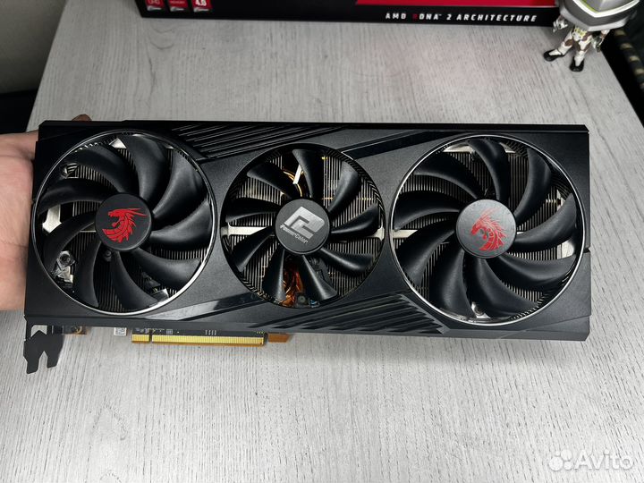 RX 6800XT 16Gb PowerColor Red Dragon Идеал