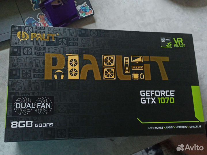 Видеокарта palit geforce gtx 1070