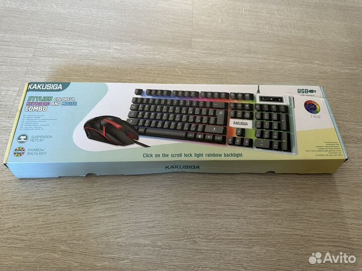 Игровой набор клавиатура + мышка