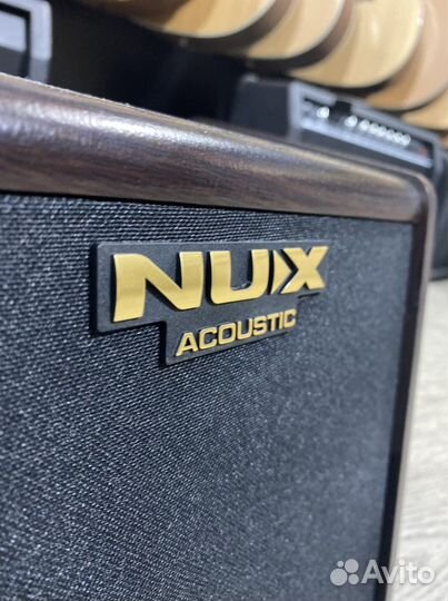 Nux ac-25 акустический усилитель с драм-машиной