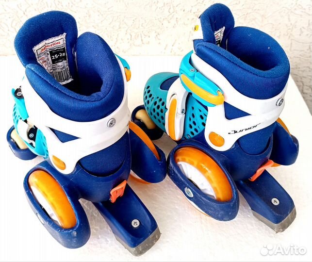 Роликовые коньки детские раздвижные reaction
