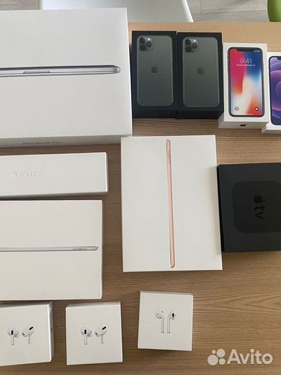 Коробки от техники apple