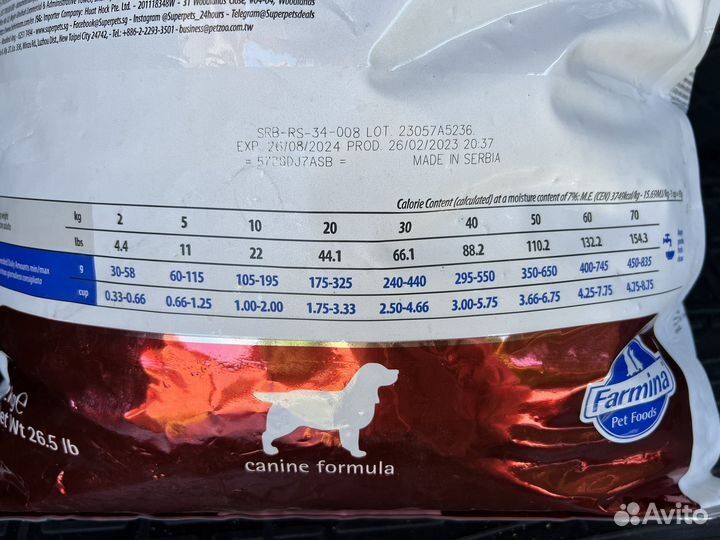 Корм для собак