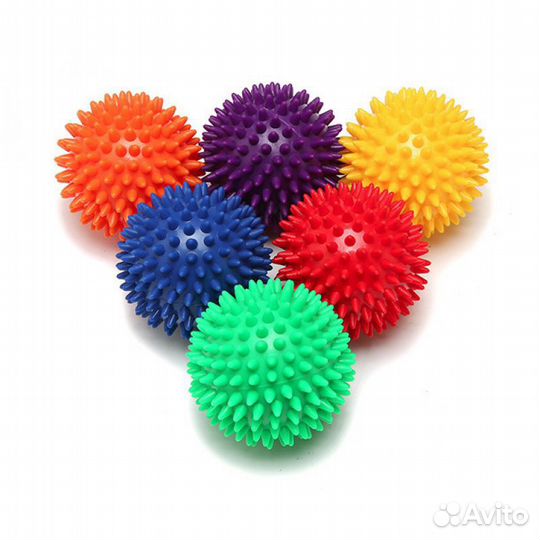 Мяч массажный игольчатый 7, 8, 9, 10, 20 см