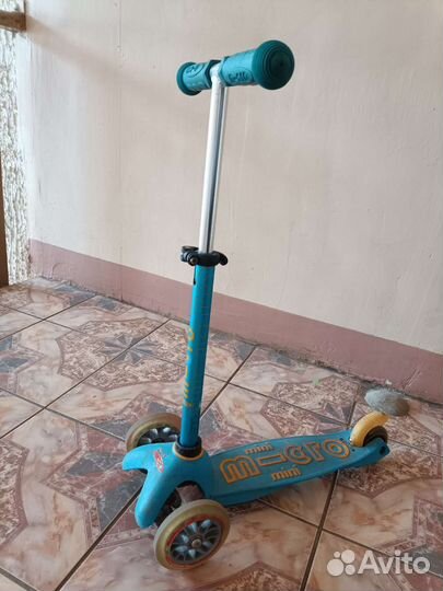 Самокат детский трехколесный бу