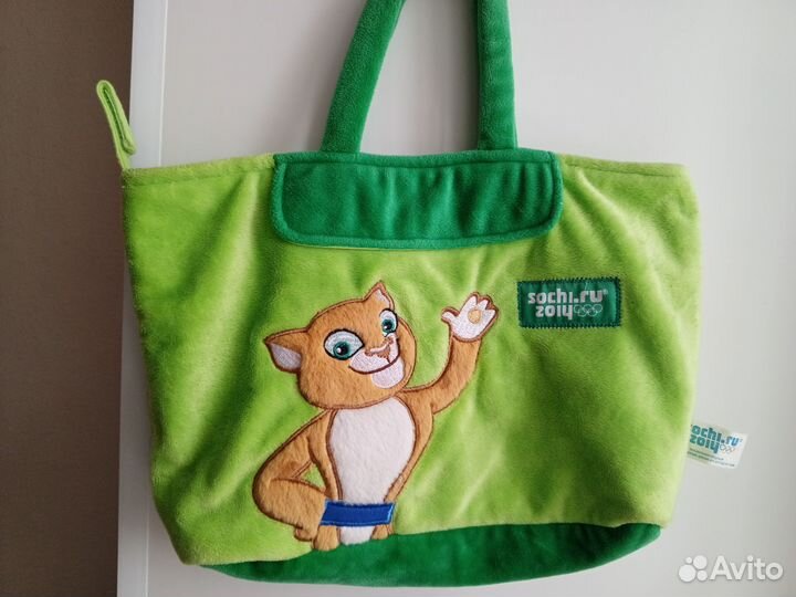 Маленькая велюровая сумочка Сочи 2014