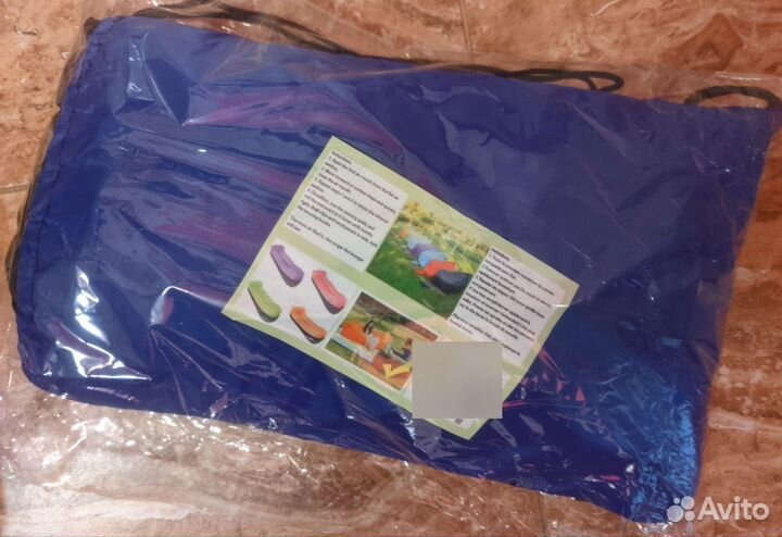 Надувной диван матрас ламзак кресло VIP с подушкой