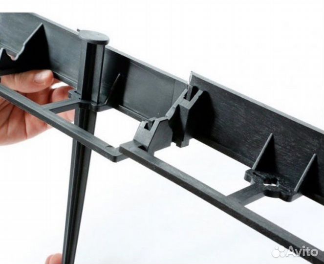 Пластиковый бордюр l1000 ландшафтный садовый