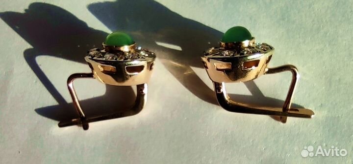 Серьги золотые 