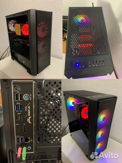 Игровой пк ryzen 5500 rx6600xt