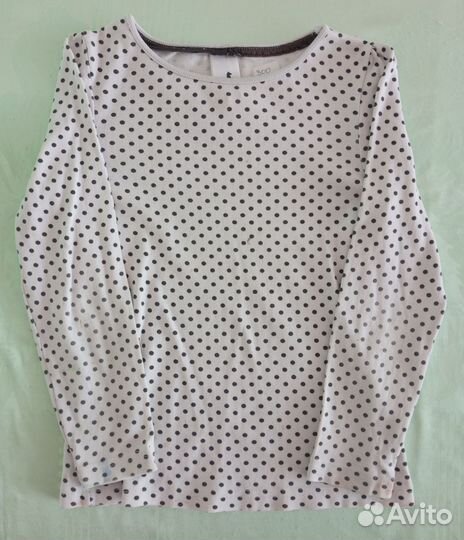 Лонгслив для девочки, рост 122