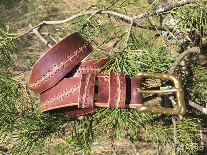 Эксклюзивный ремень ручной работы