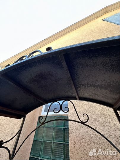 Мангал с крышей