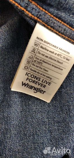 Джинсовая рубашка мужская Wrangler