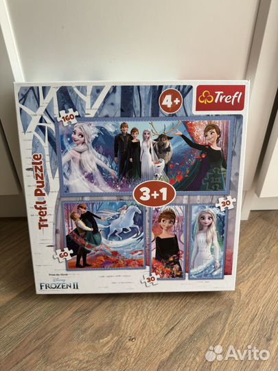 Пазл Trefl холодное сердце 160-60-30-30 деталей