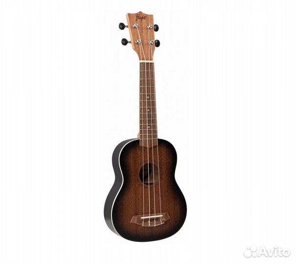 Flight NUS380 amber - укулеле сопрано с чехлом